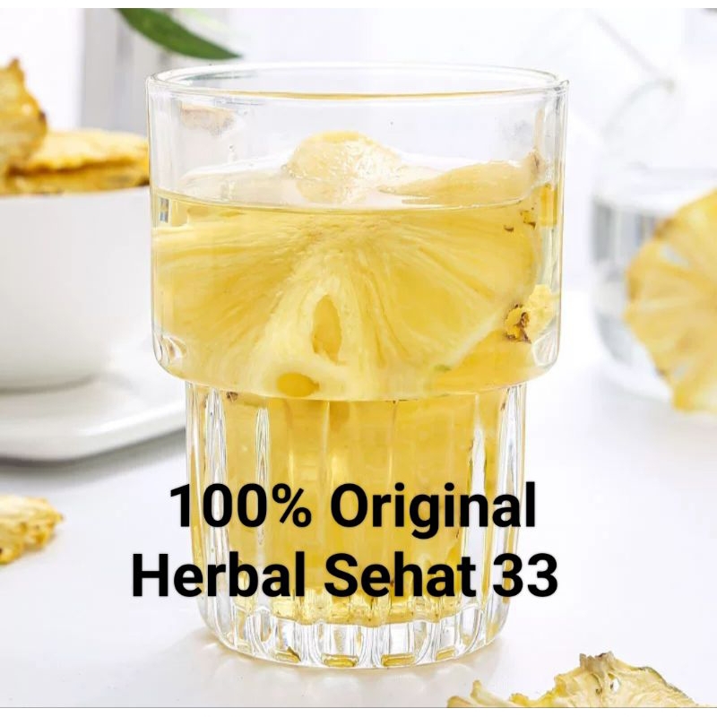 

buah nenas iris kering premium super 100gr