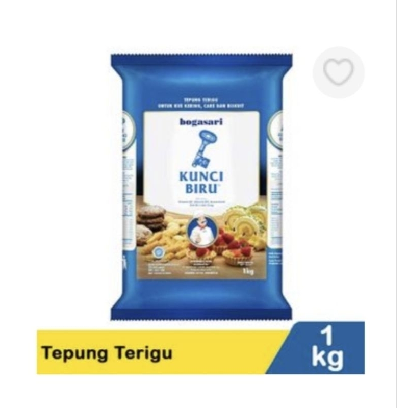 

Terigu 1Kg merek sania/bogasari/kuncibiru/cakra kembar