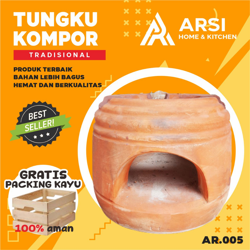 TungkuTradisional Kayu Bakar Packing Kayu