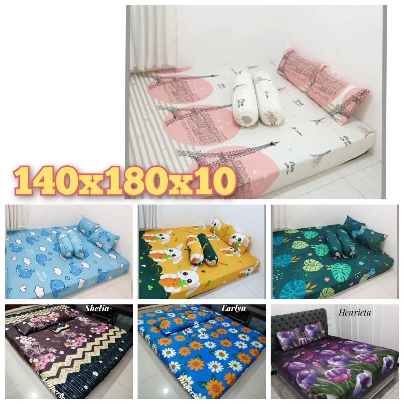 Sprei Limbah Inoac Homemade Katun Ukuran 140x180x10