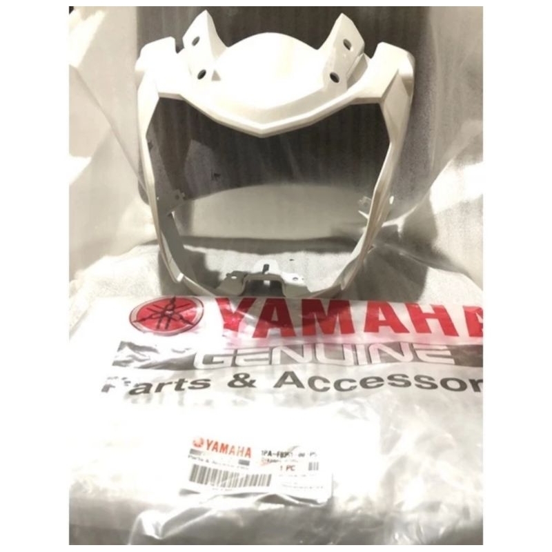Body Cowling Batok Lampu Depan Putih Vixion New NVL 2013 2014 Original Yamaha Genuine Parts Asli