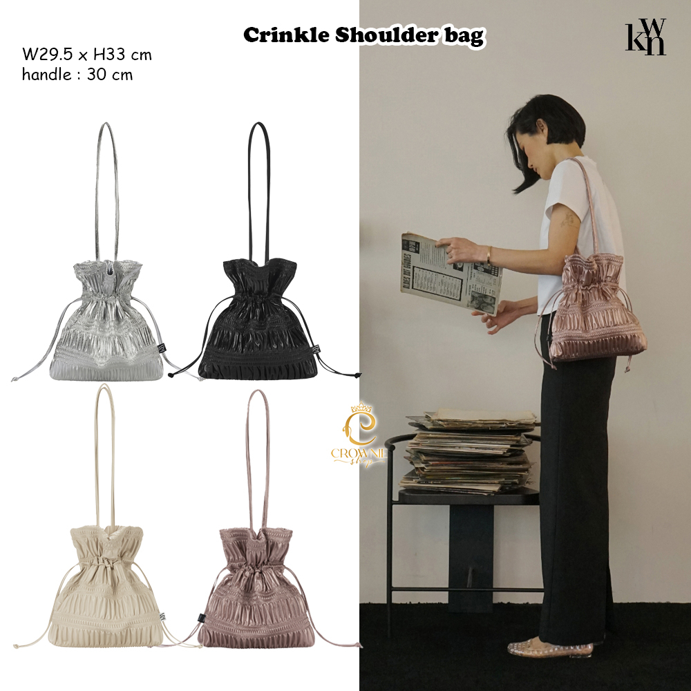 Kwani crinkle shoulder bag
