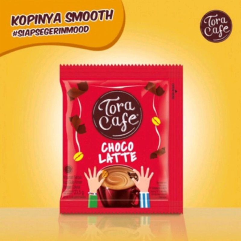 

TORA CAFE Choco Latte Minuman Bubuk Instant renceng isi 10 pcs