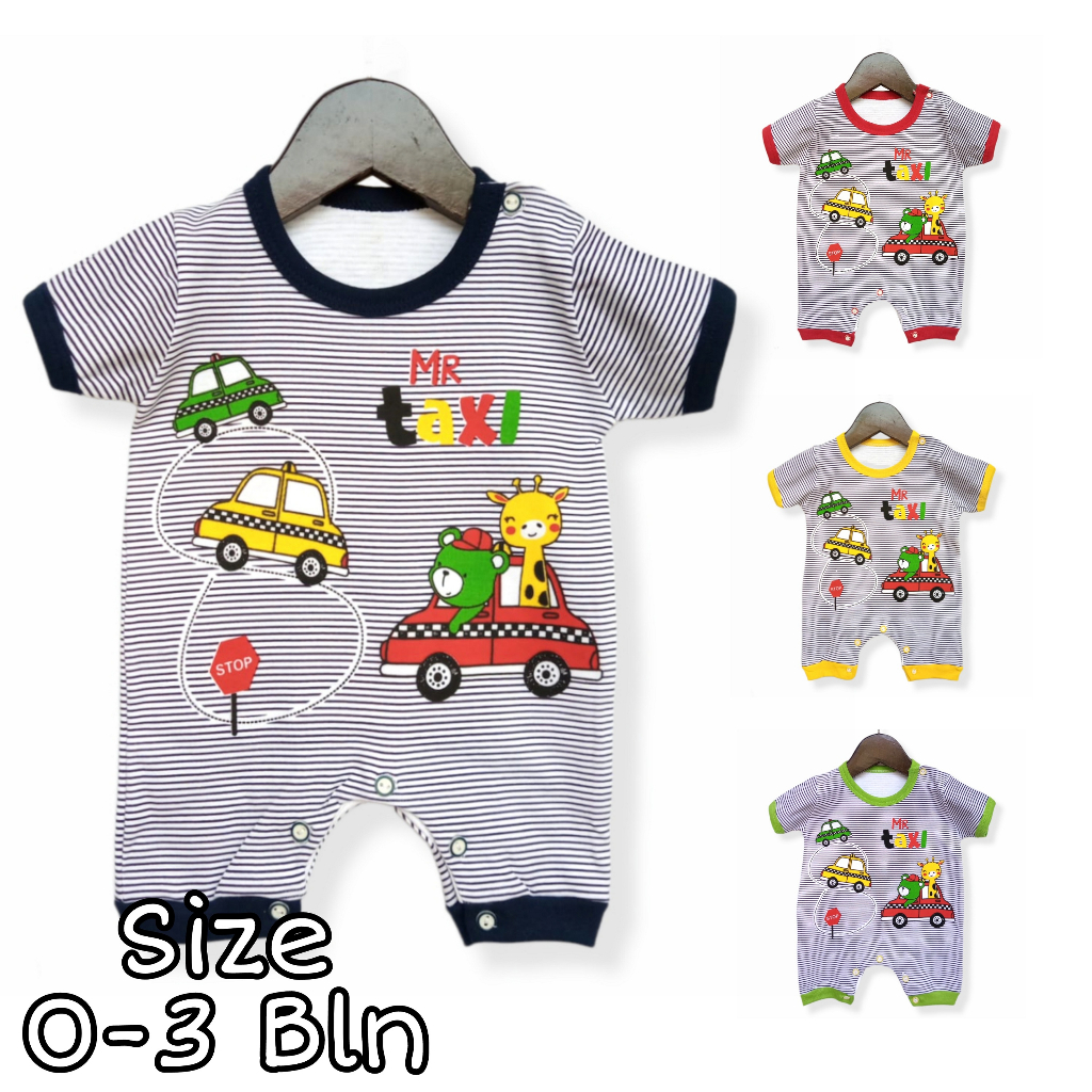 [0-3 BULAN] DRESS BAYI LUCU / JUMPER BAYI UNISEX / KADO LAHIRAN BAYI KEMBAR COWOK CEWEK BAJU BAYI LA