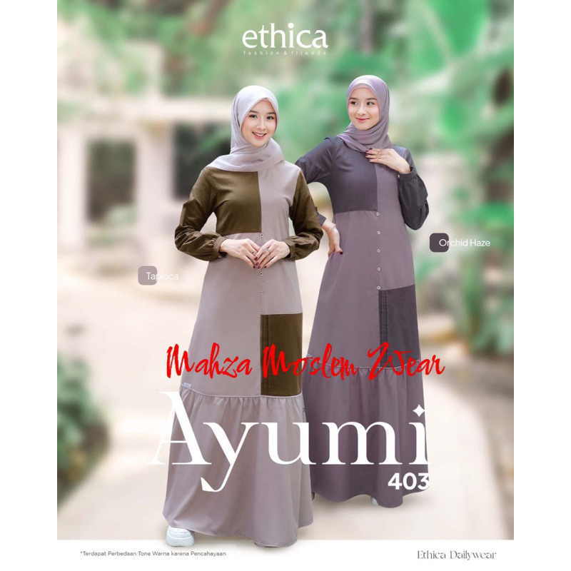 AYUMI 403 || GAMIS DAILY ORIGINAL ETHICA