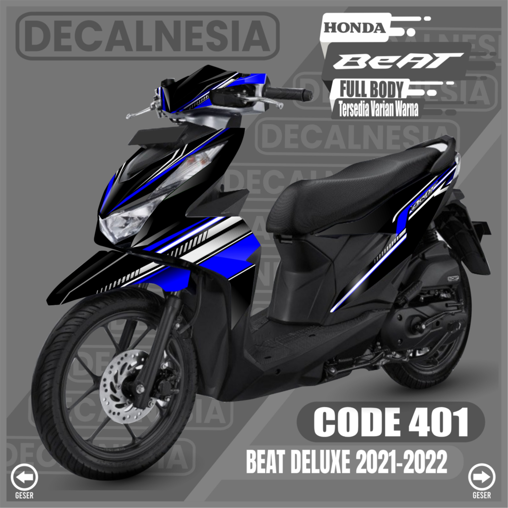 Decalnesia Decal Beat Deluxe 2021 2022 2023 Full Body CBS ISS Stiker Street New Motor Honda Variasi 