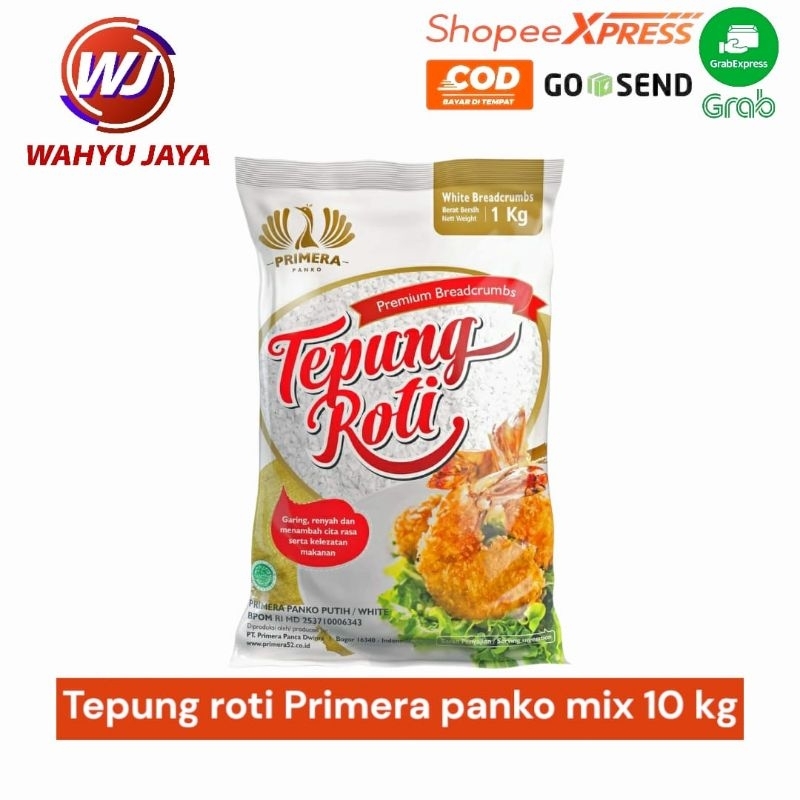 

Tepung roti Primera panko mix zak 10kg