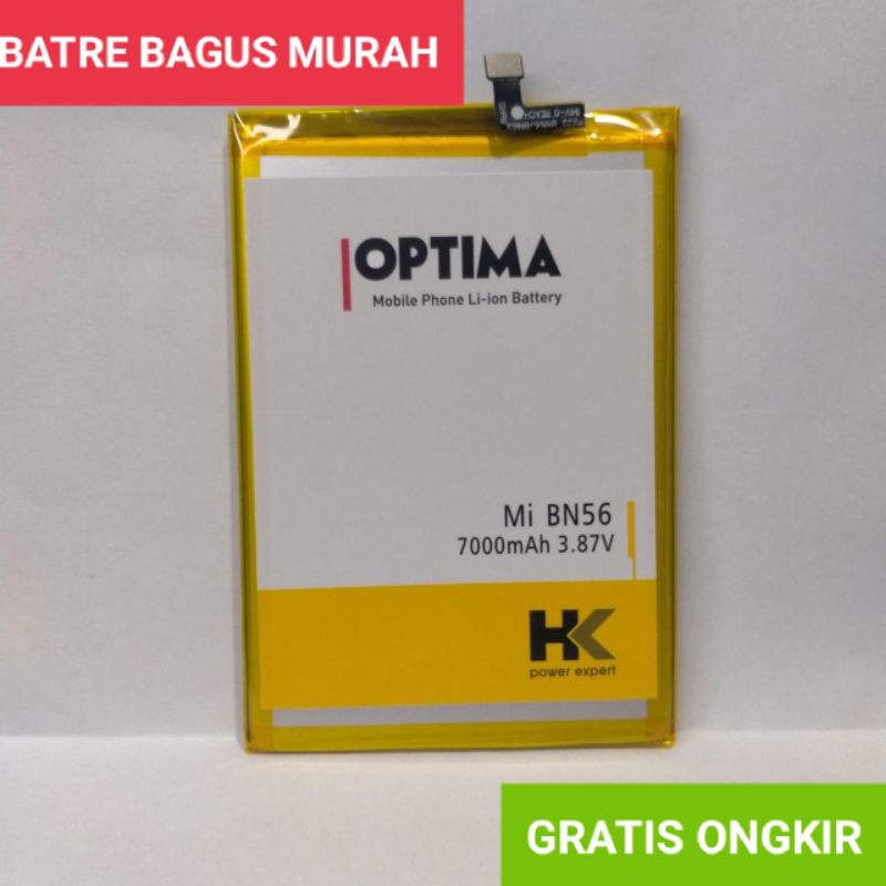 baterai redmi 9a 9c POCO m2pro BN 56 double power HK 7000 mAh baterai handphone original HK bergrans