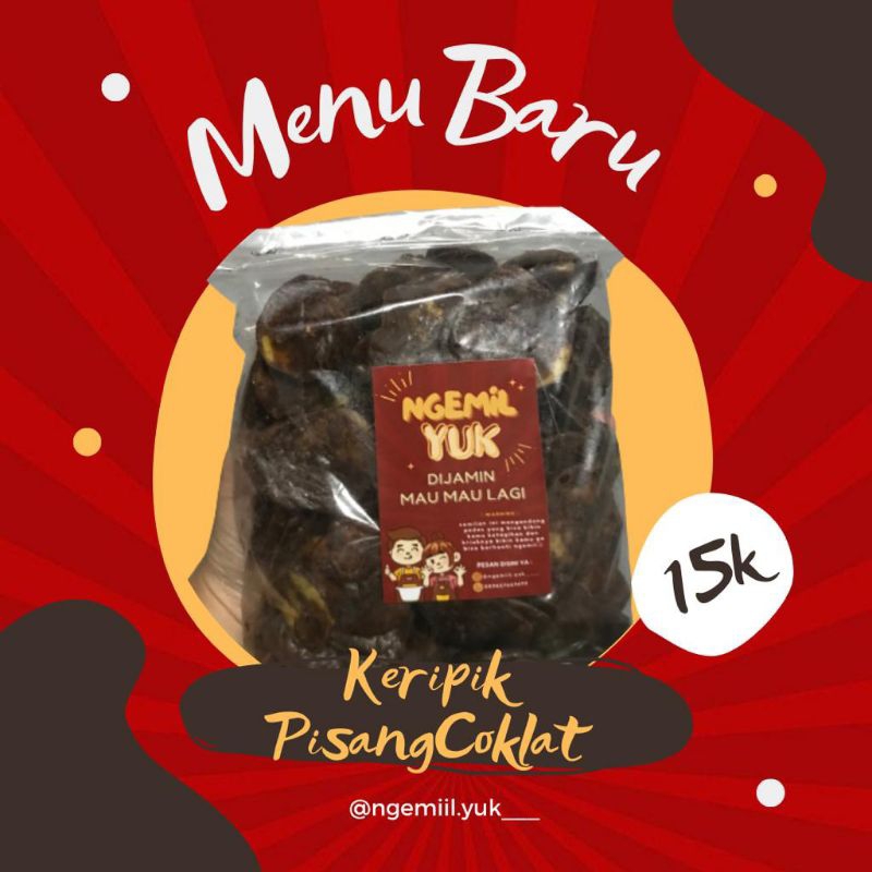 

Keripik Pisang/Lantak rasa Coklat 200gr