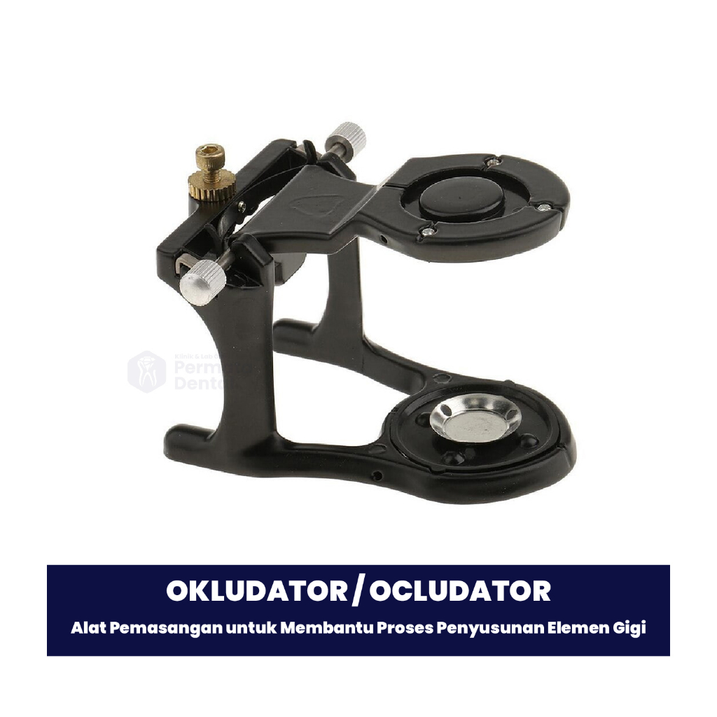 Okludator Dental Pengukur Alat untuk Membantu Proses Penyusunan Gigi