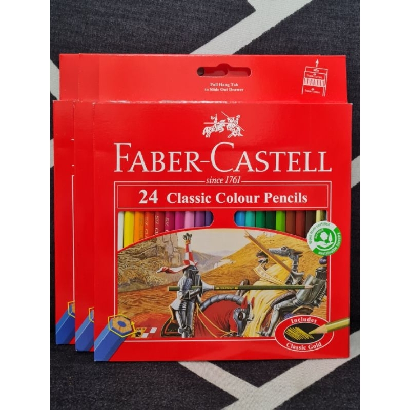 

Pensil Warna Faber Castell 24 Warna Panjang