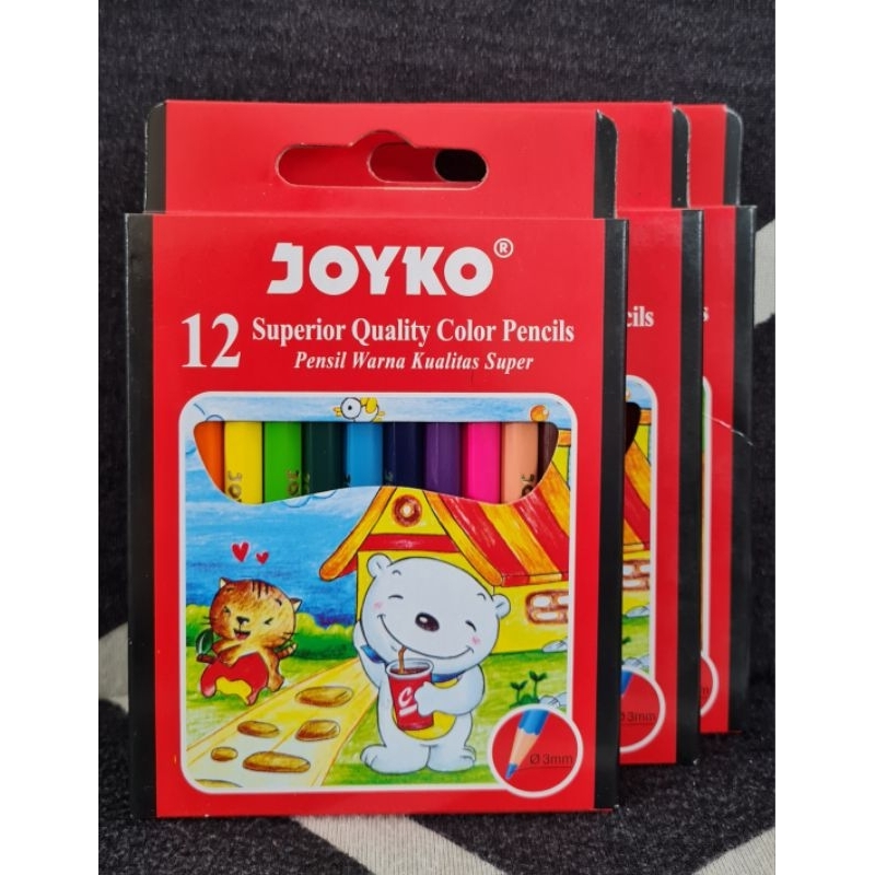 

Pensil Warna Joyko 12 Warna Pendek