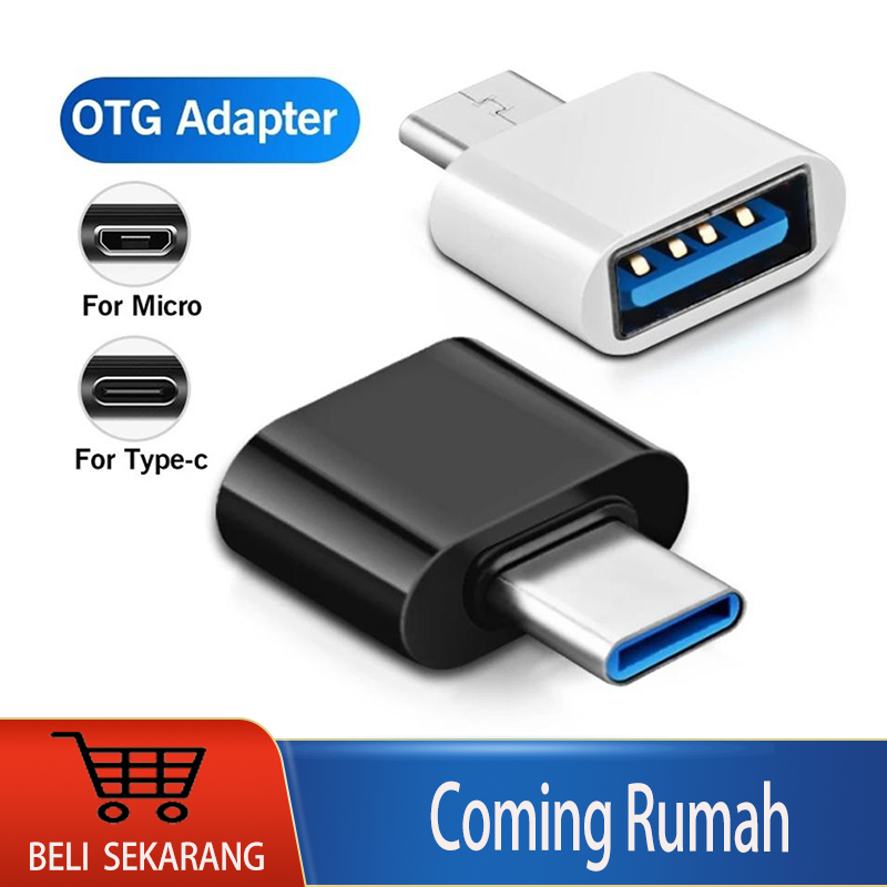 OTG Micro USB dan OTG Type C OTG Hp Android OTG USB Flashdisk ke Hp OTG USB to Type C Multifungsi