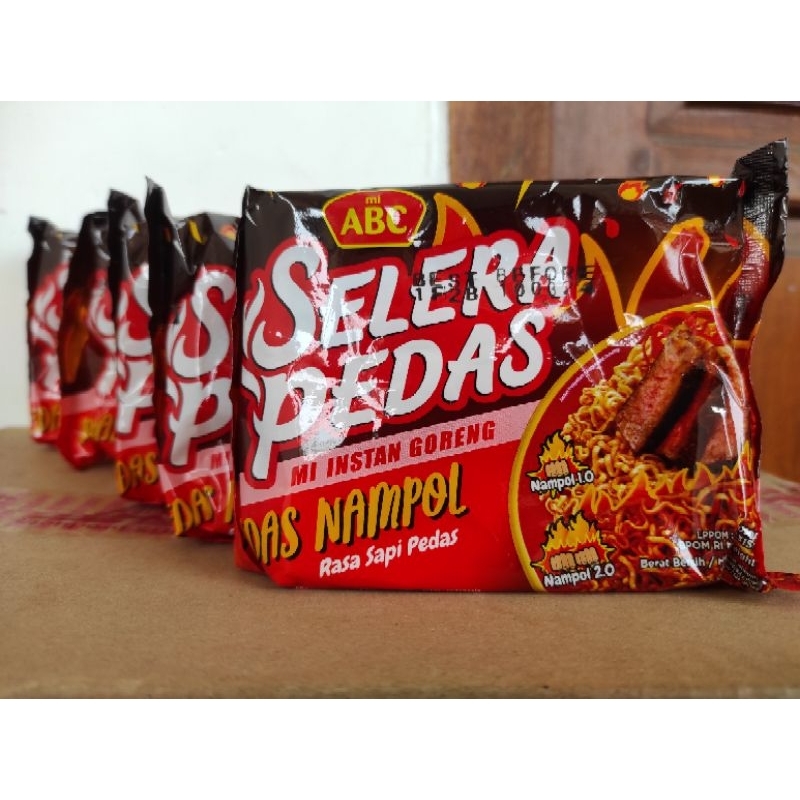 

Mie Goreng ABC Selera Pedas Nampol 5 Bungkus