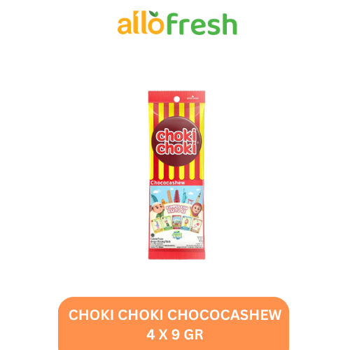 

Choki Choki Choco Cashew 4 x 9 gr