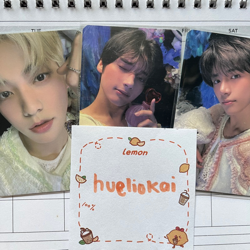 [BISA LANGSUNG CO//read description] photocard pc official txt tomorrow x together hueningkai hyuka 