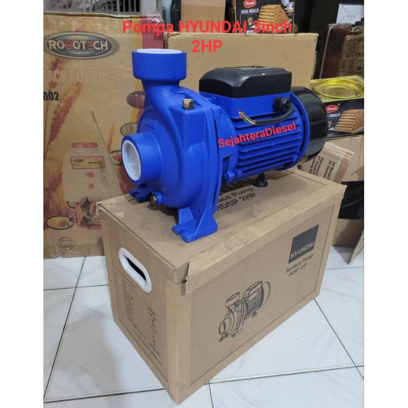 Pompa Centrifulgal Dorong HYUNDAI HSDP 2HP 2inch(2"×2") 380Volt 220Volt