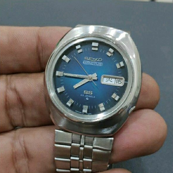 SEIKO 5 ACTUS SS 23J REF. 6106-7590 Circa 1973