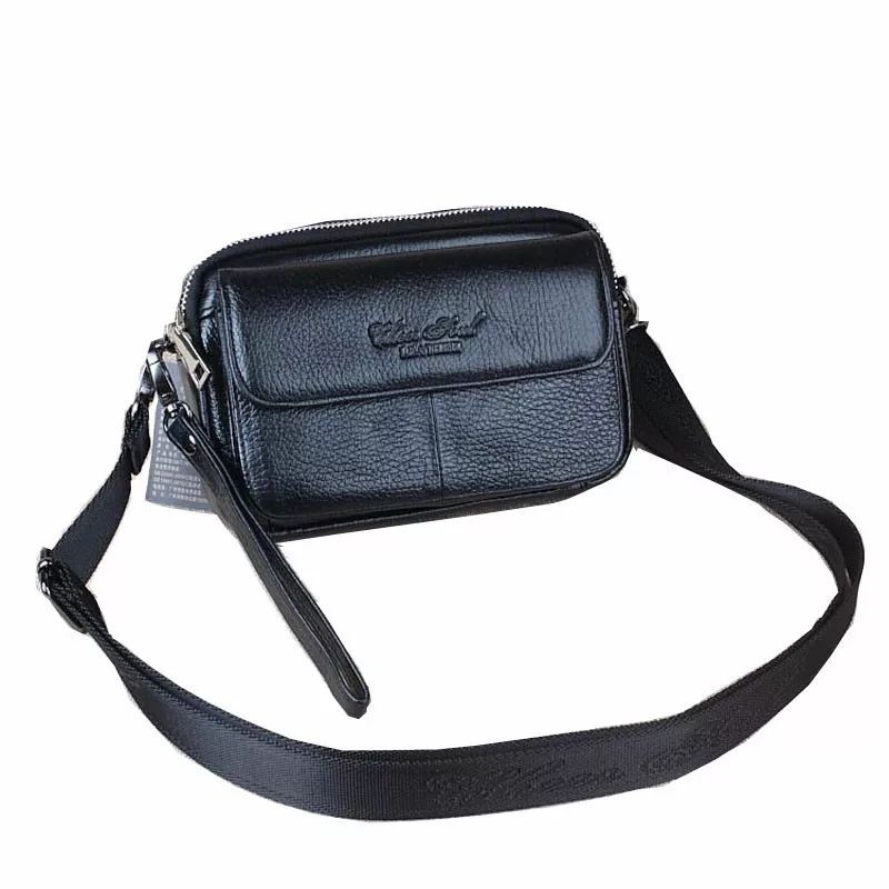 tas selempang mini kulit asli tas hp selempang dompet hp pinggang pria
