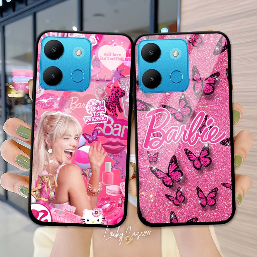 LS775 Softcase Kilau Infinix Smart 7 Smart 6 Ram 2 Ram 3 Smart 5 Softcase Kaca Akrilik Infinix Smart