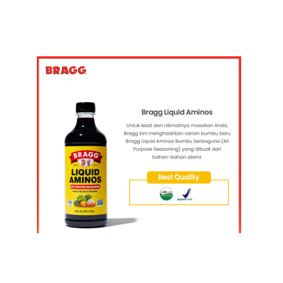 

Bragg Liquid Aminos Bumbu Serbaguna 473 ml