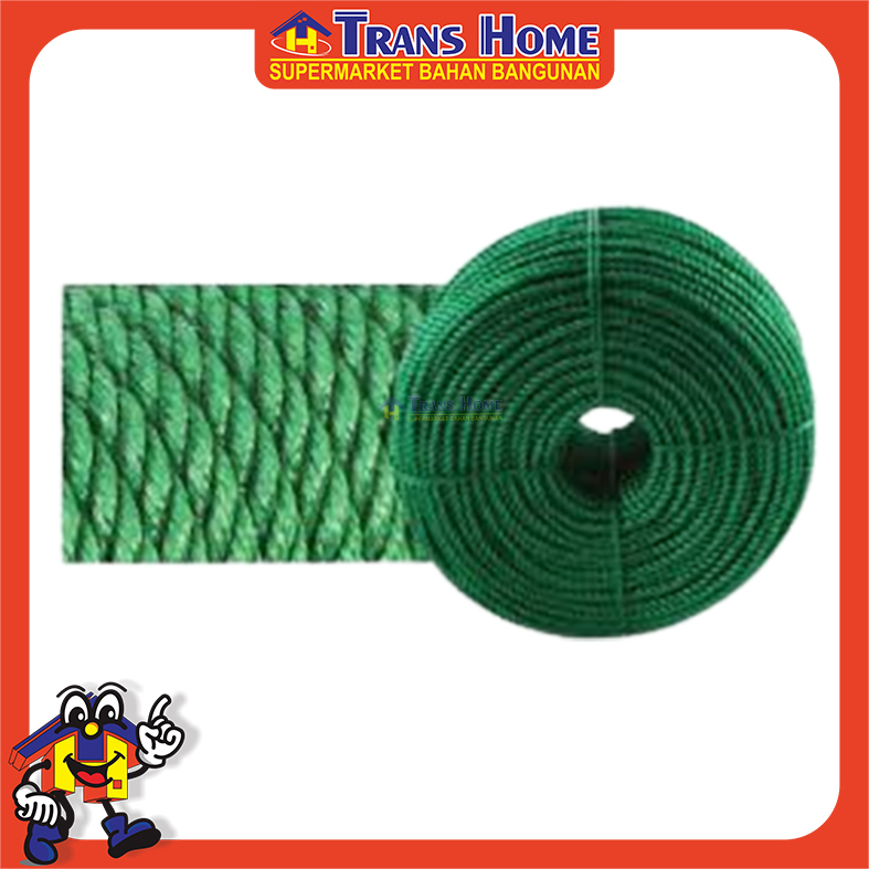 Tali Tambang / Tali Tampar Pe Trilliun 8Mm X 200Mt Hijau (TRILLIUN)