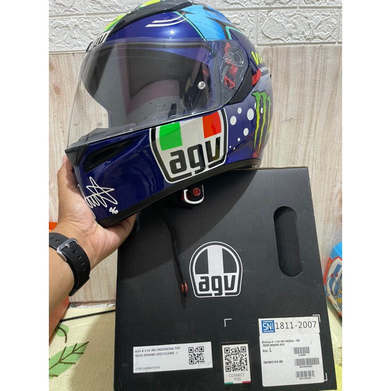 Helm AGV K3SV Rossi Milano Original Second