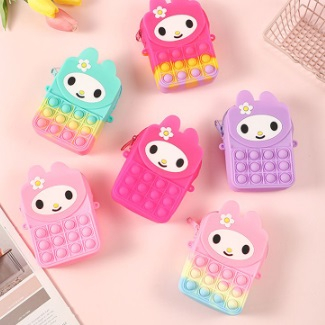 Tas Pop it Rabbit / Tas pop it Cat / Tas Pop it Melody Best Seller