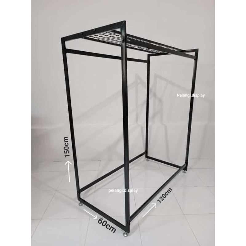 Rak Kotak Multi Ram | Rak Baju 2arah | Gawangan Rak Multi | Gantungan Baju Rak Ram