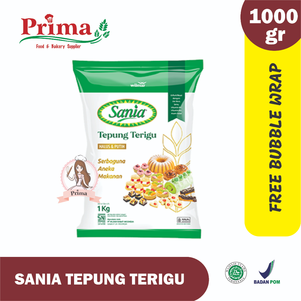 

Tepung terigu - Sania tepung terigu 1kg