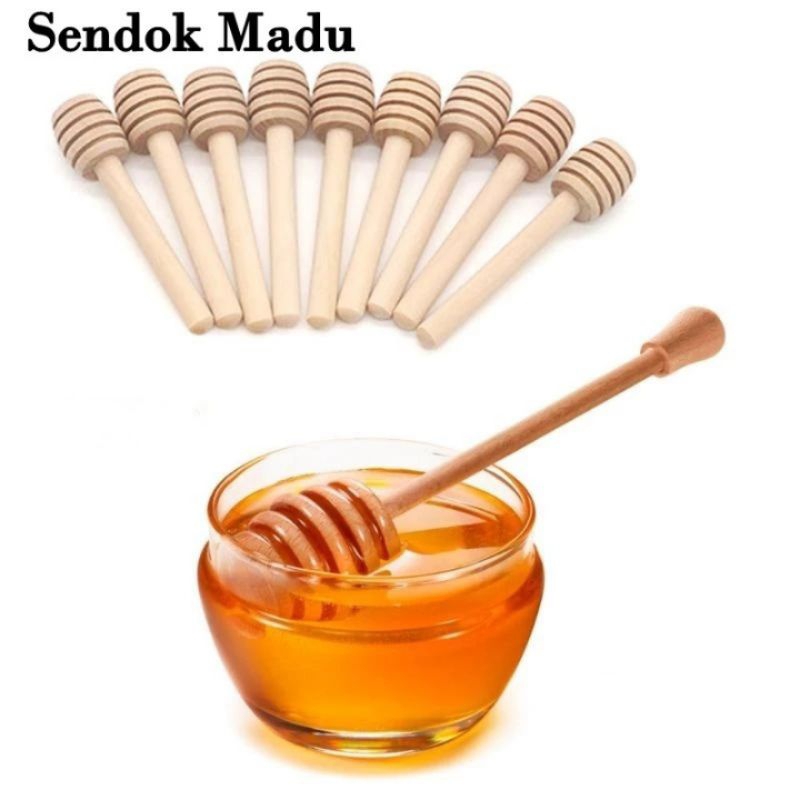 

Sendok Madu Stik Kayu Honey Dipper Stick