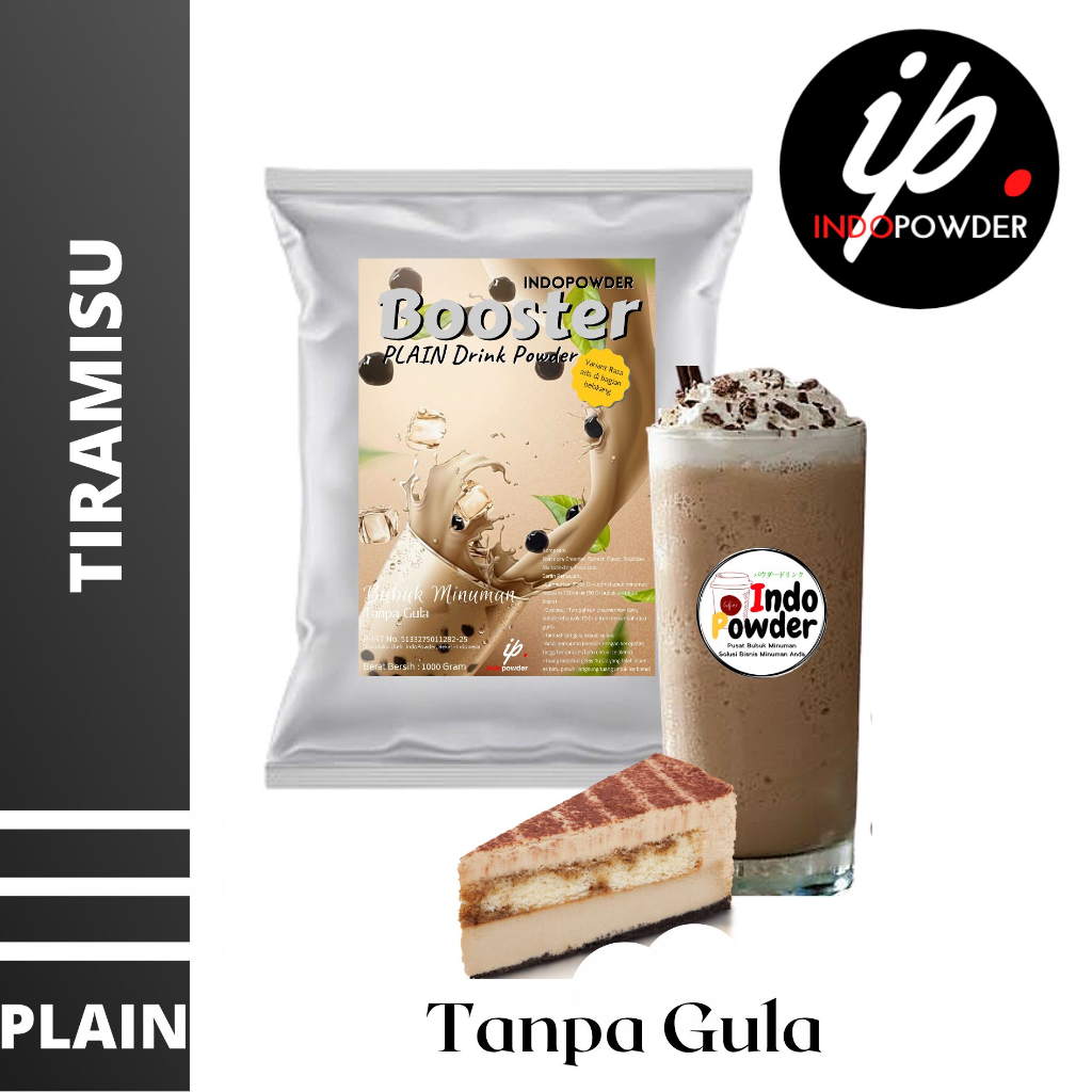 

PLAIN Bubuk Minuman TIRAMISU 1Kg - Bubuk TIRAMISU TANPA GULA 1Kg - TIRAMISU Bubuk 1Kg