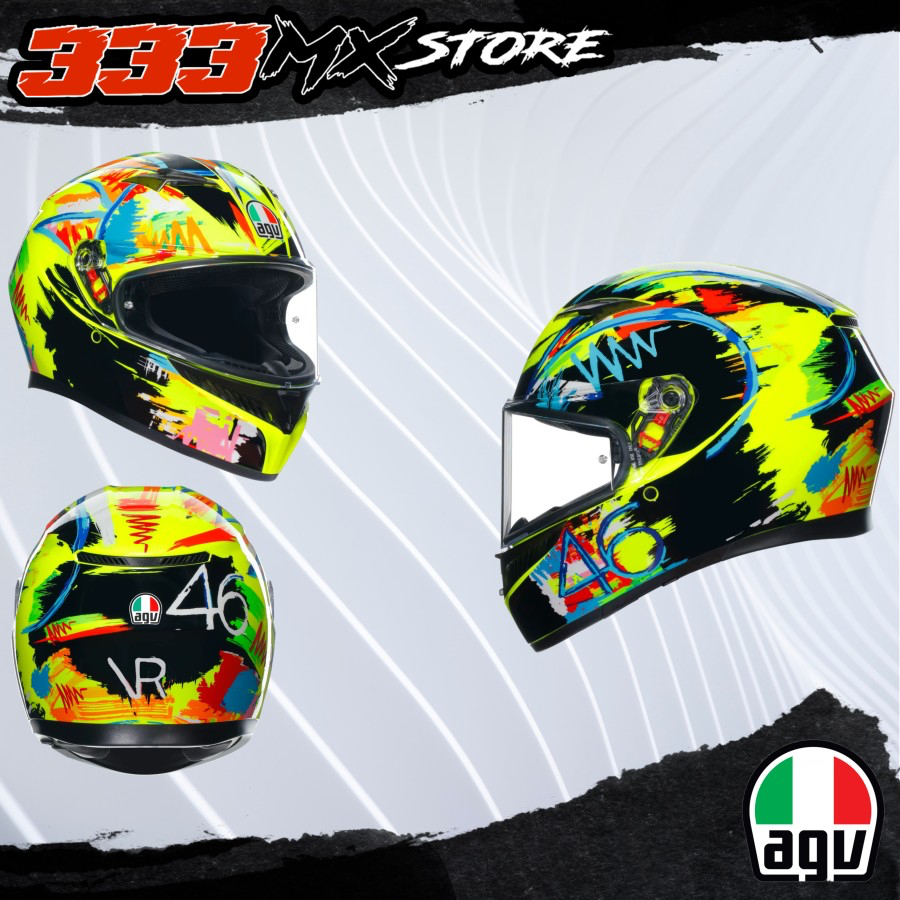Helm AGV K3 E2206 Winter Test 2019 AGV Helmet K3 Winter Test Original