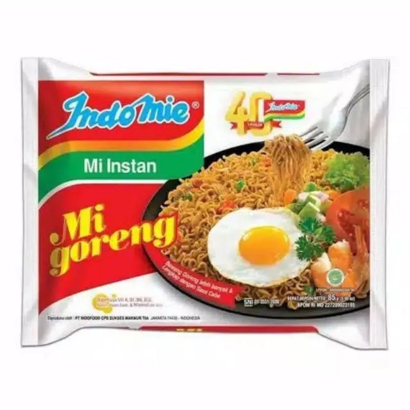 

Indomie Goreng Mie Instant 85 gr - Velyn Mart