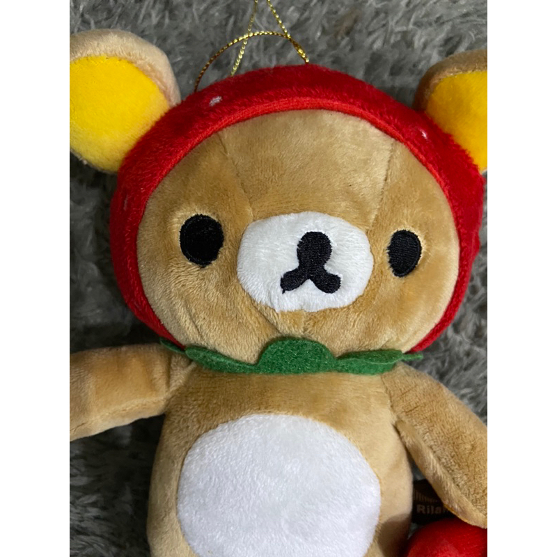boneka rilakkuma strawberry san x