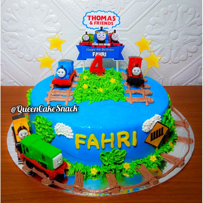 

Kue Ultah Kereta Thomas and Friends Cake ulang tahun BSD tangsel