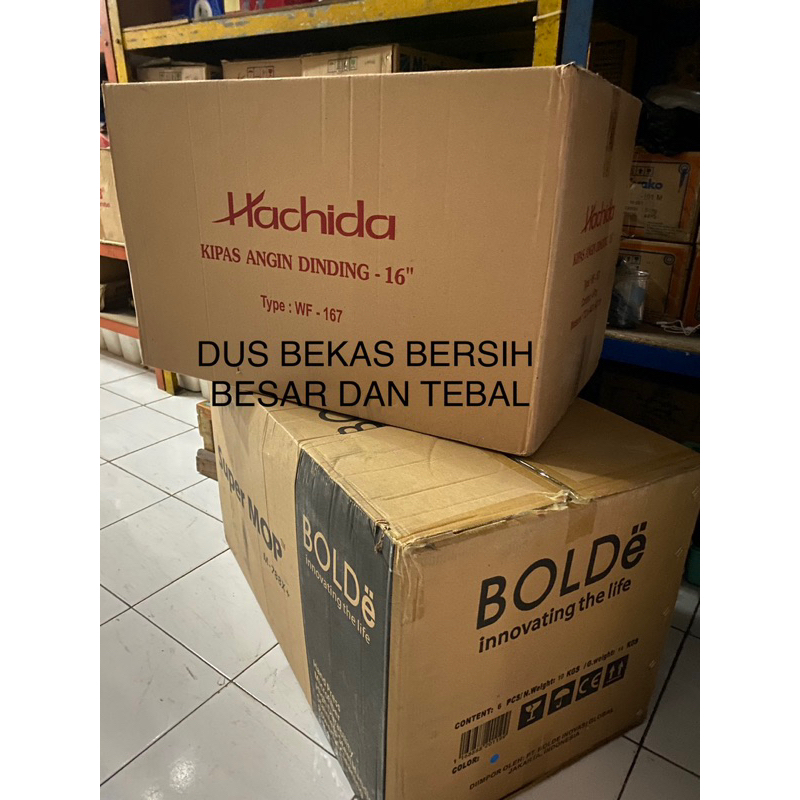 

Kardus kerdus karton dos bekas kondisi bersih / dos tebal untuk packing / dus pindahan