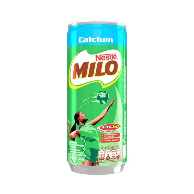 

Milo Susu Kemasan Cokelat Activ Go Calcium 240mL