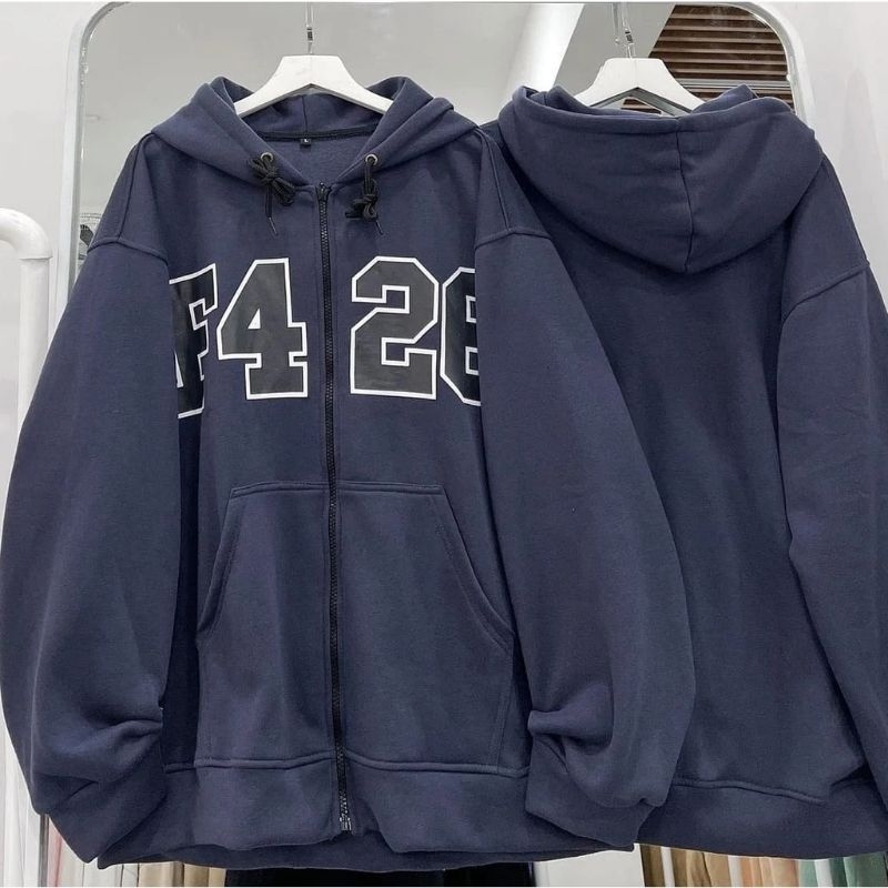 F426 HOIDIE SWEATER OVERSIZE UNISEX SIZE XXL - SWEATER HOODIE
