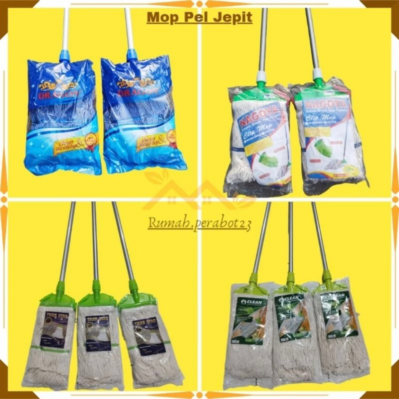 MOP SET / ALAT PEL / KAIN PEL JEPIT PITA JUMBO DRAGON / PEL LANTAI GAGANG ALMUNIUM