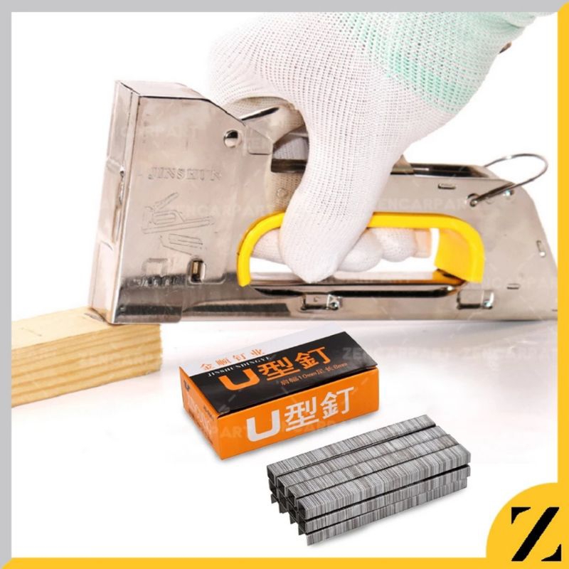

ISI STAPLES STAPLER STEPLES TEMBAK GUN TACKER REFILL 13/6 1 PAK 2200PC TR13/6 LEBAR 10MM X 6 MM