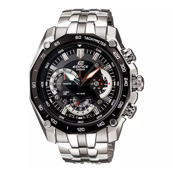 JAM TANGAN CASIO EDIFICE EF 550RBSP 1AV - EF550 FULL STAINLESS MURAH GARANSI 1 TAHUN