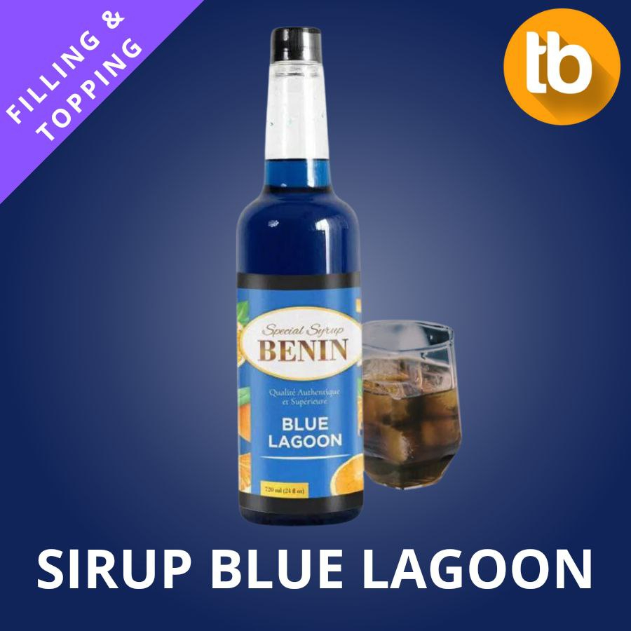 

Syrup Benin 720ml - Blue Lagoon / Sirup Minuman Rasa Blue Lagoon / Sirup Blue Lagoon