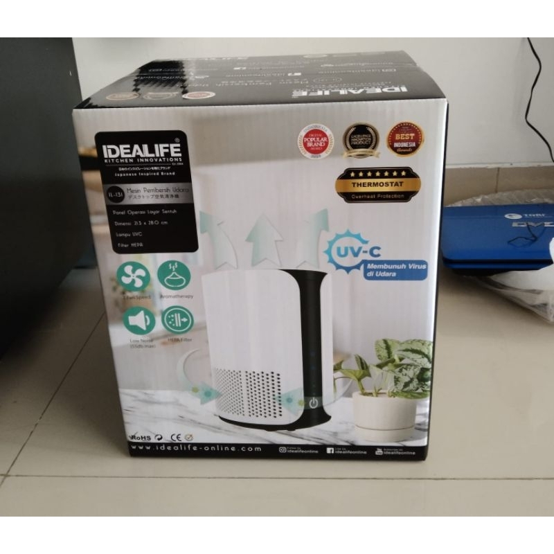 IDEALIFE PEMBERSIH UDARA UVC HEPA AIR PURIFIER IL 131