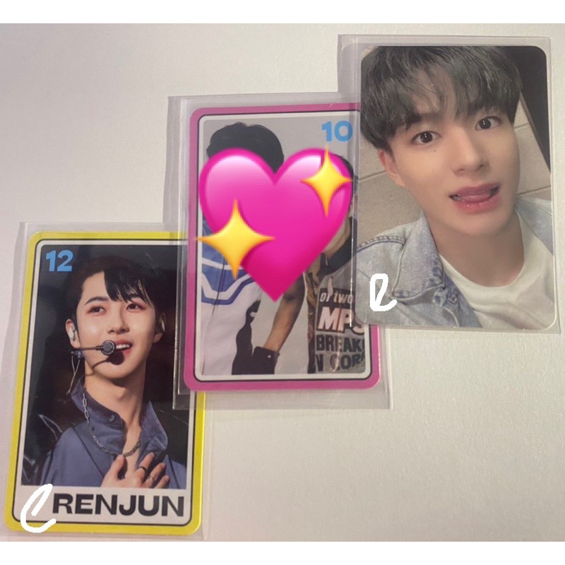 photocard renjun jeno trading card tds2 encore
