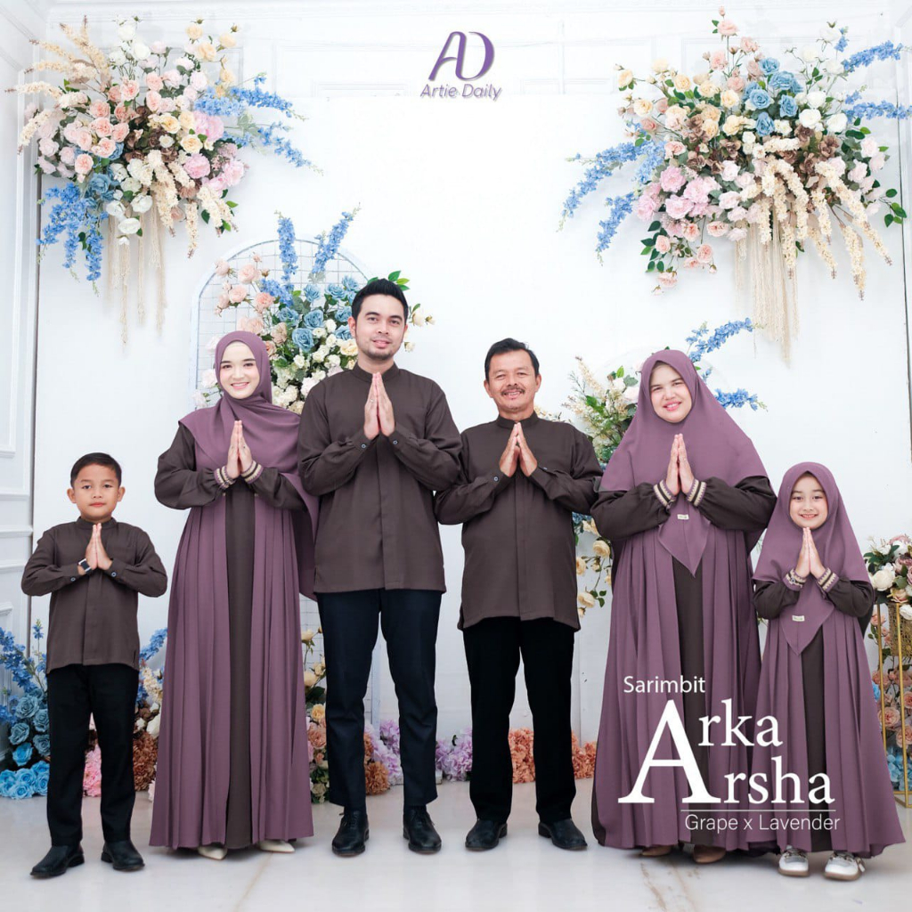 Sarimbit Keluarga, Sarimbit Lebaran, Sarimbit Arka Arsha - Artie Daily (READY STOK)