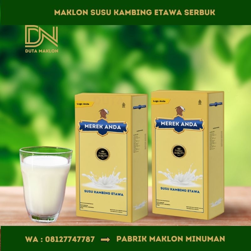 

Maklon Susu Kambing Etawa 200 gr Foil Polos