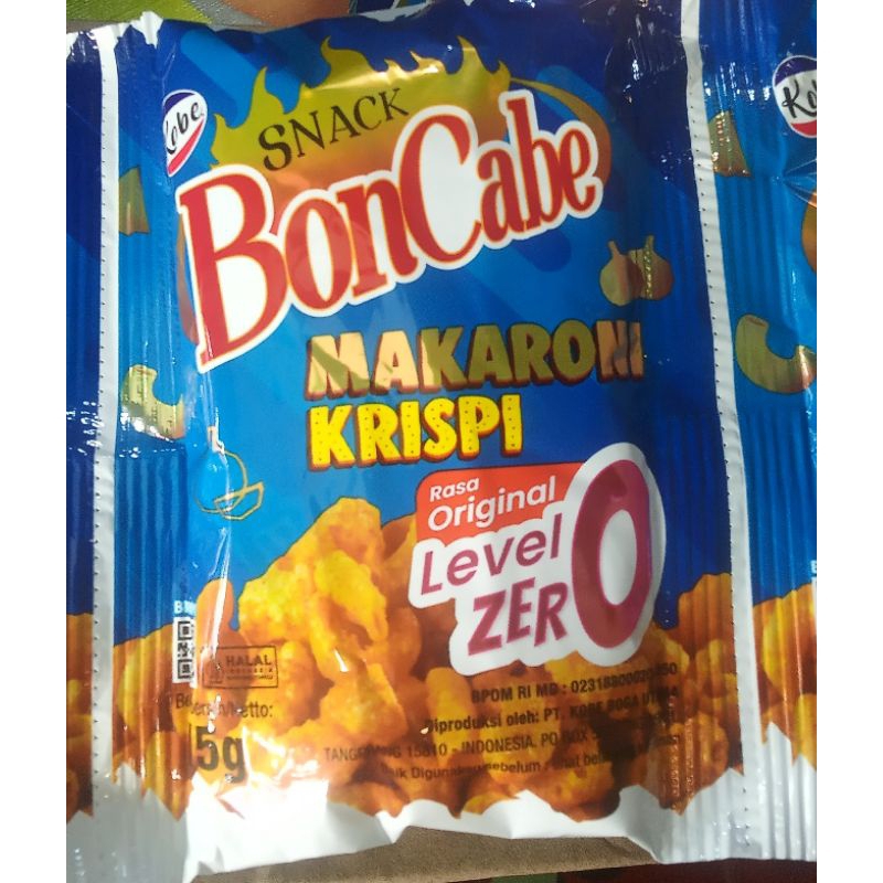 

BonCabe Level 0 15g 1 renceng packing kardus