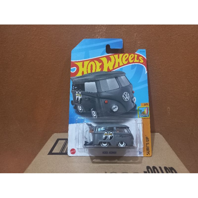 hotwheels kool kombi mooneyes abu-abu
