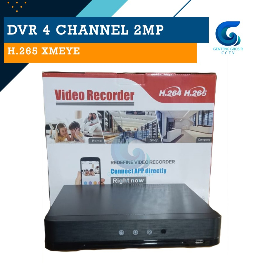 DVR 4 Channel 2MP H.265 XMEYE
